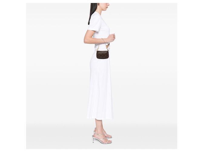 Borsa Louis Vuitton Monogram Mini Pochette Accessoires Marrone - vista 7