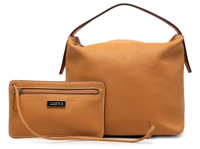 Borsa LOEWE in pelle di vitello Tan Cammello - vista 7