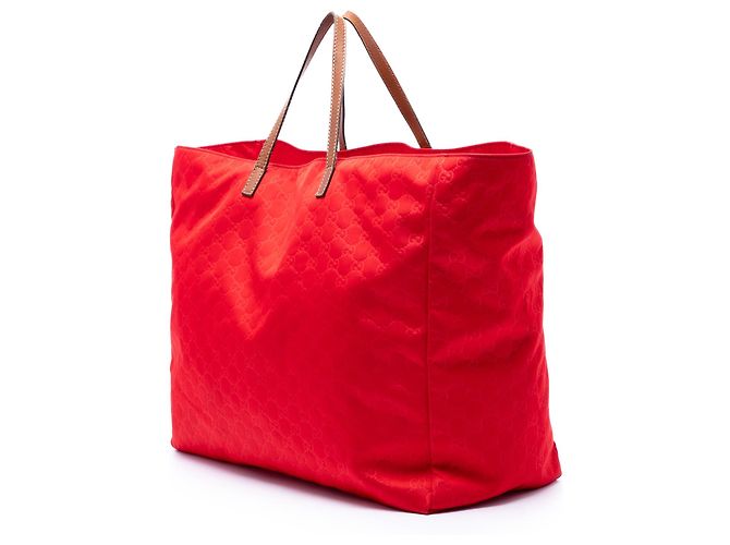 Borsa da viaggio Gucci GG Canvas rossa Rosso - vista 2