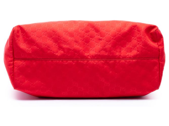 Borsa da viaggio Gucci GG Canvas rossa Rosso - vista 3