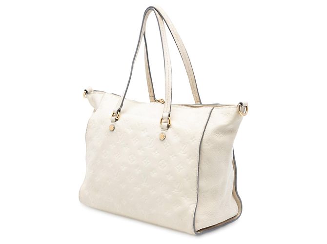 Borsa Satchel Louis Vuitton Monogram Empreinte Lumineuse PM Marrone - vista 2