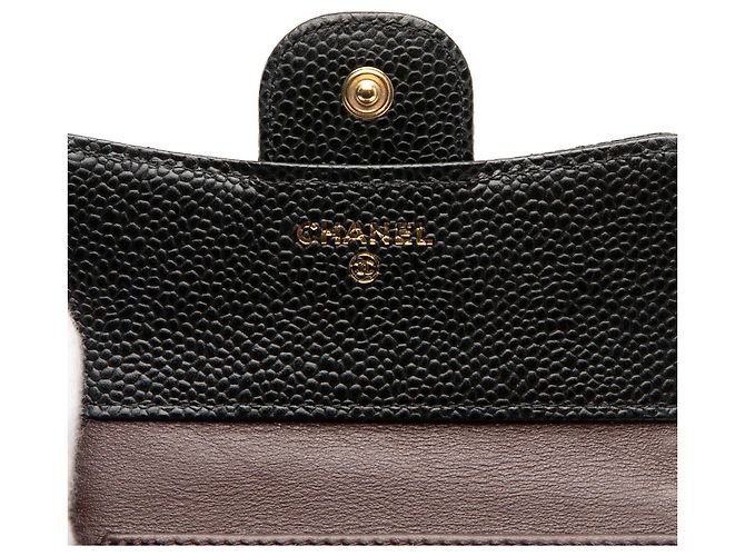 Hermès CC Quilted Caviar Compact Flap Wallet Schwarz - Ansicht 5