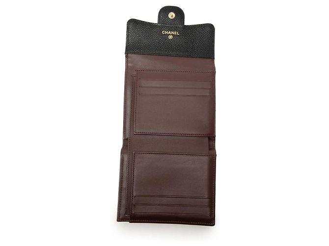 Hermès CC Quilted Caviar Compact Flap Wallet Schwarz - Ansicht 7
