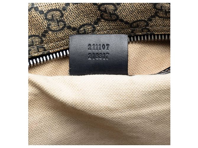Borsa a tracolla Gucci GG Supreme Beige - vista 6