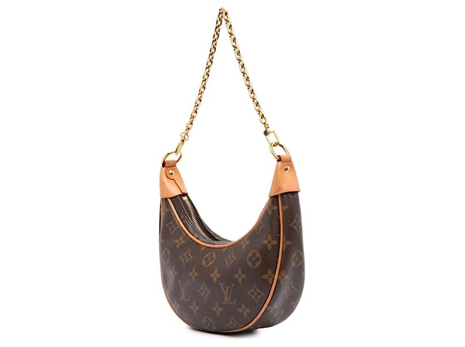 Borsa Satchel Loop Monogram Louis Vuitton Marrone - vista 2