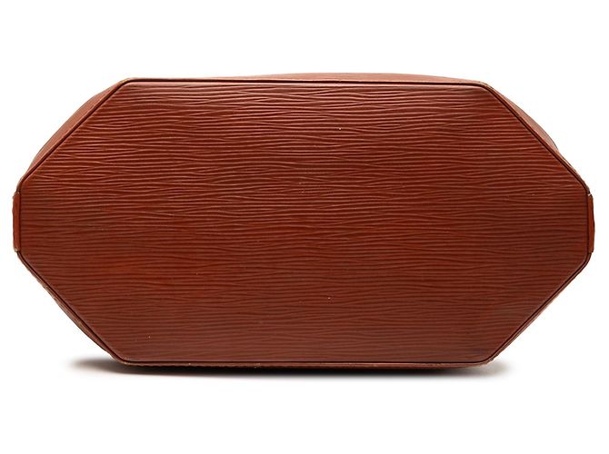 Saco de Ombro GM Bucket Bag Louis Vuitton Epi Castanho Marrom - vista 3