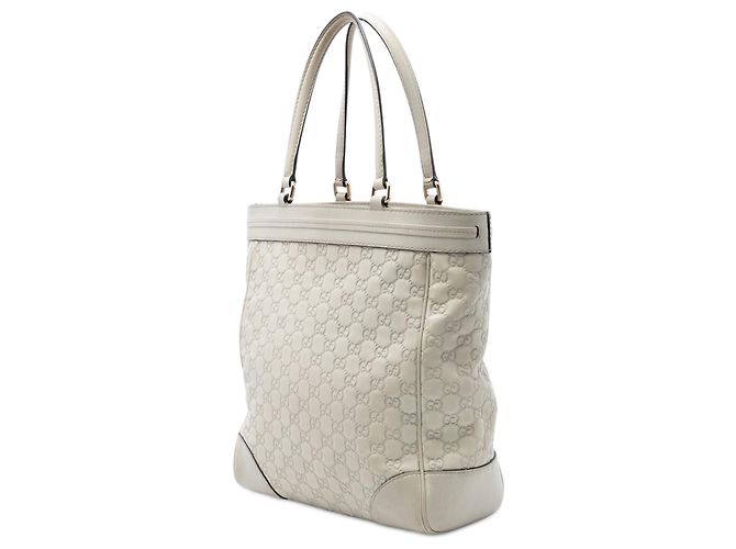 Tote Gucci Guccissima Mayfair Bianca Bianco - vista 2