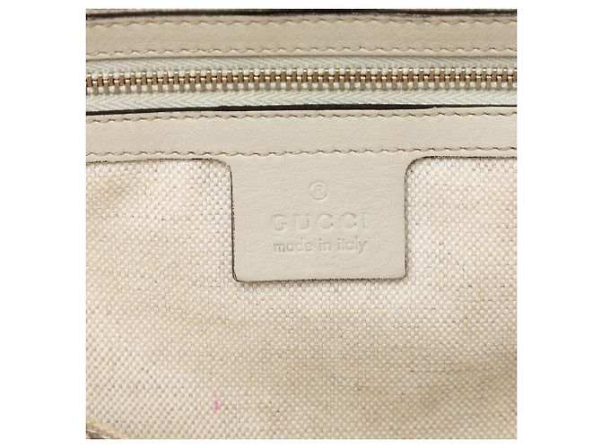 Tote Gucci Guccissima Mayfair Bianca Bianco - vista 6