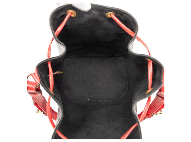 Borsa a secchiello Louis Vuitton Epi Bicolor Noe GM Nera Nero - vista 4