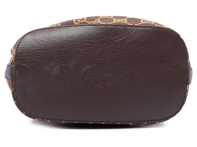 Borsa a tracolla Gucci GG Canvas marrone - vista 3