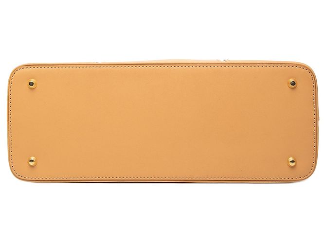 Borsa a mano Burberry in pelle Tan Cammello - vista 3