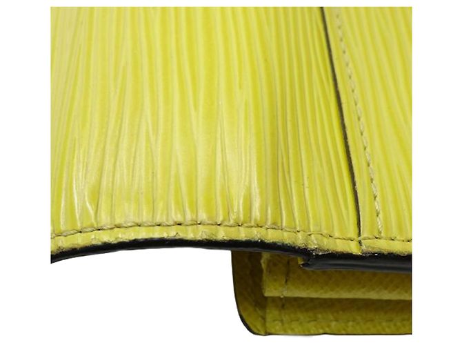 Portafoglio lungo Louis Vuitton Epi Sarah Yellow Giallo - vista 11