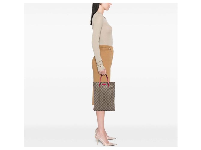 Tote Gucci GG Supreme Beige - vista 7