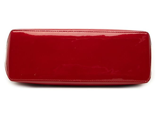 Borsa Louis Vuitton Monogram Vernis Wilshire PM rossa Rosso - vista 3