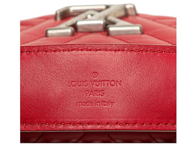 Borsa a catena Louis Vuitton New Wave PM rossa Rosso - vista 9