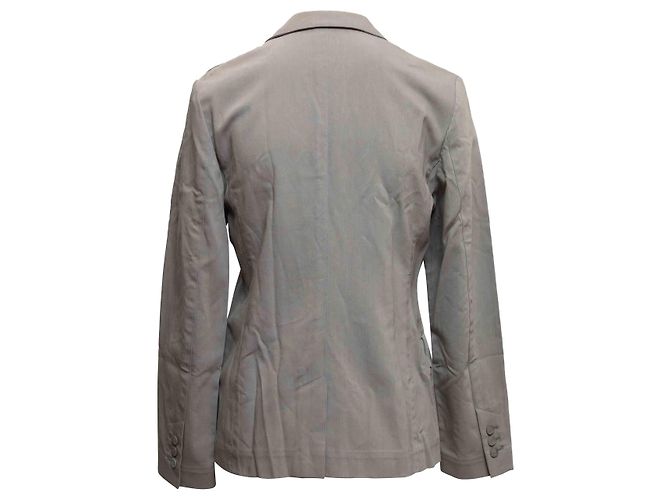 Blazer Gucci de mezcla de algodón gris Talla IT 42 - vista 3