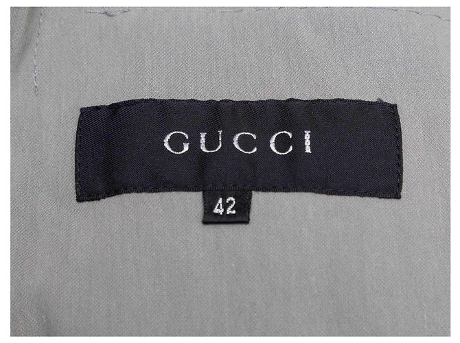 Blazer Gucci de mezcla de algodón gris Talla IT 42 - vista 4