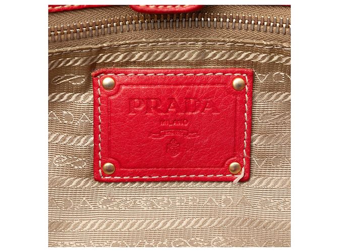 Borsa Tote Prada in Canvas Canapa Logo Beige - vista 5