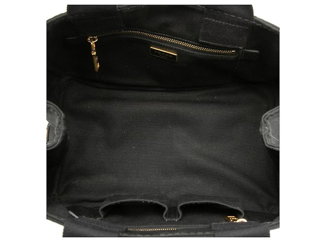 Tote Prada Canvas Canapa Logo Satchel schwarz - Ansicht 4
