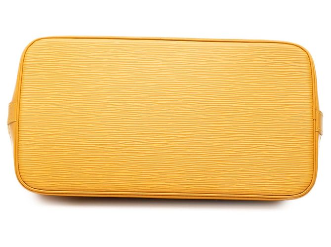 Borsa Louis Vuitton Epi Alma PM Gialla Giallo - vista 3