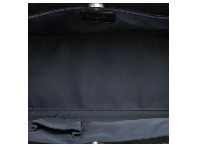 Borsa Diorissimo Trotter in denim blu con manico Flight - vista 4