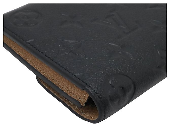 Louis Vuitton Monogram Empreinte Emilie Geldbörse Lang Black Schwarz - Ansicht 7
