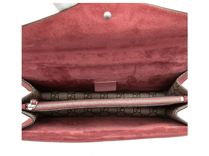 Beige Gucci Medium GG Supreme Blooms Dionysus Shoulder Bag - view 4