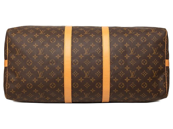 Borsa da viaggio Louis Vuitton Monogram Keepall Bandouliere 55 Marrone - vista 3