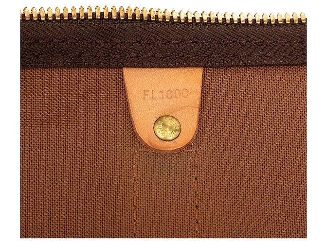 Borsa da viaggio Louis Vuitton Monogram Keepall Bandouliere 55 Marrone - vista 6