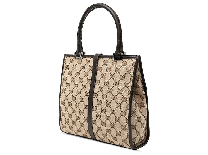 Borsa Gucci Jackie in tela GG marrone - vista 2