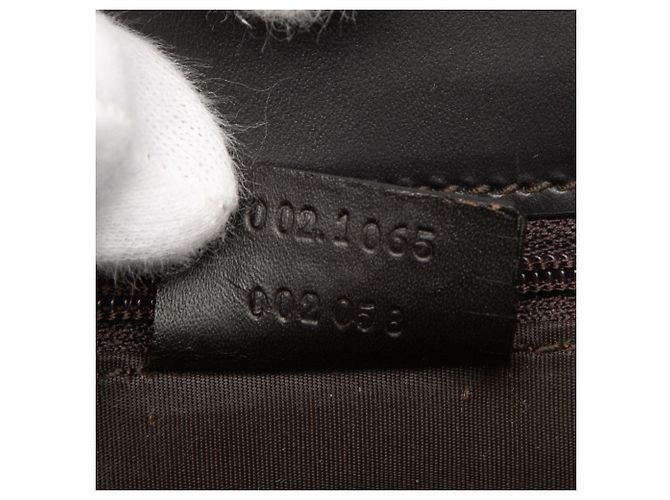 Borsa Gucci Jackie in tela GG marrone - vista 6