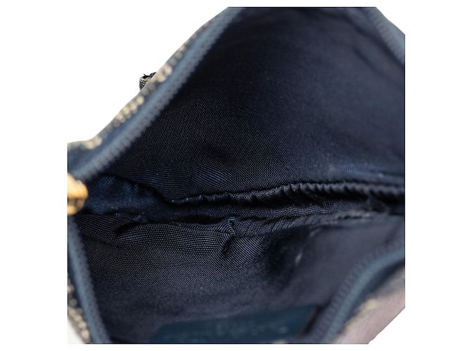 Diorissimo Trotter Saddle Münzbeutel in Blau Dior - Ansicht 4