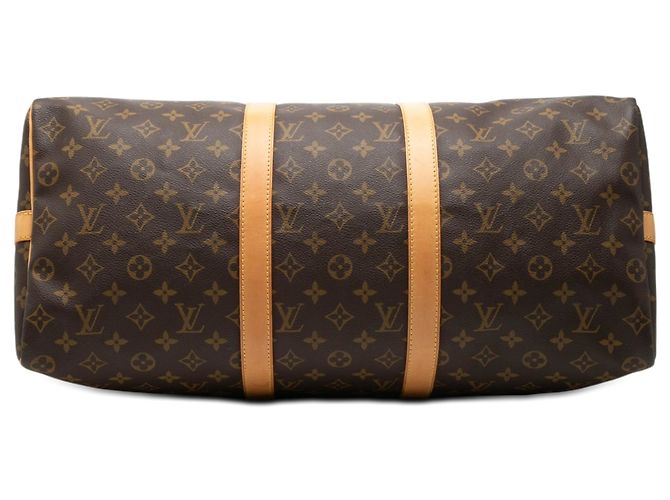 Borsa da viaggio Louis Vuitton Monogram Keepall Bandouliere 50 Marrone - vista 3