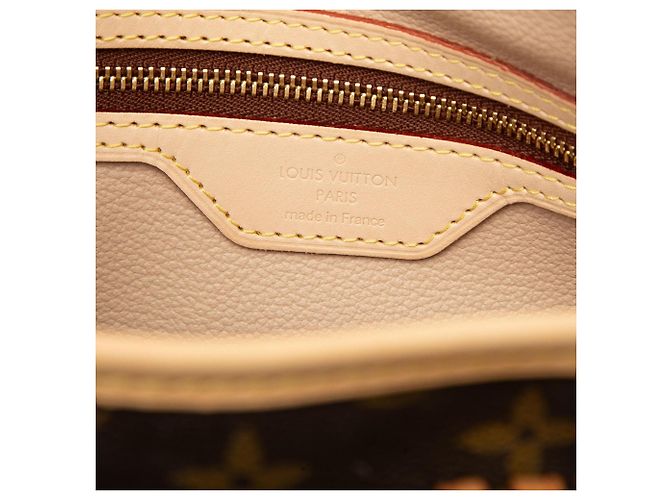 Louis Vuitton Monogram Petit Bucket Marrone - vista 10