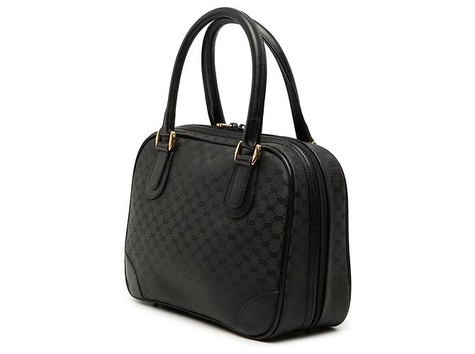 Borsa a mano Gucci Micro GG Supreme Nera Nero - vista 2