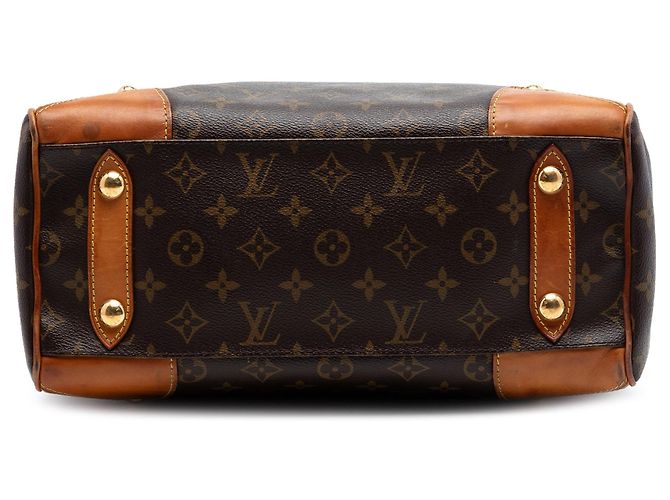 Borsa Satchel Louis Vuitton Monogram Retiro PM Marrone - vista 3