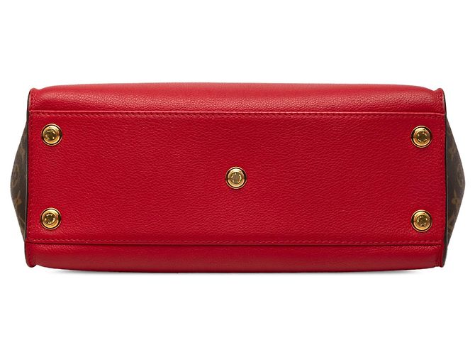 Twist Borsa Satchel Louis Vuitton Monogram On My Side MM Rossa Rosso - vista 3