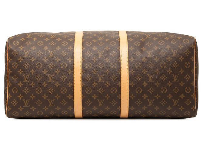 Saco de Viagem Louis Vuitton Monogram Keepall 60 Castanho Marrom - vista 3