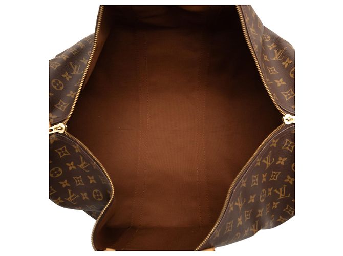 Saco de Viagem Louis Vuitton Monogram Keepall 60 Castanho Marrom - vista 4