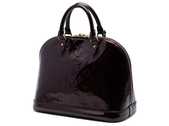 Bolso Louis Vuitton Monogram Vernis Alma PM Morado Púrpura - vista 2