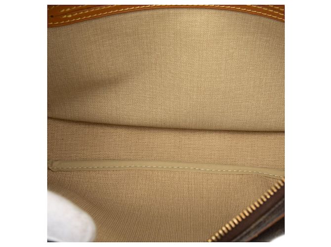 Borsa a tracolla Louis Vuitton Monogram Reporter PM Marrone - vista 4