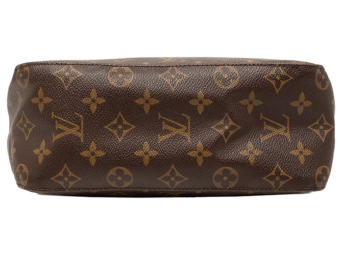 Borsa a tracolla Louis Vuitton Monogram Looping MM Marrone - vista 3