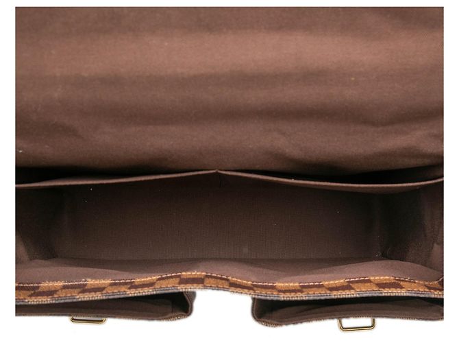 Borsa Broadway Louis Vuitton Damier Ebene Marrone - vista 4