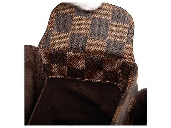 Borsa Broadway Louis Vuitton Damier Ebene Marrone - vista 7