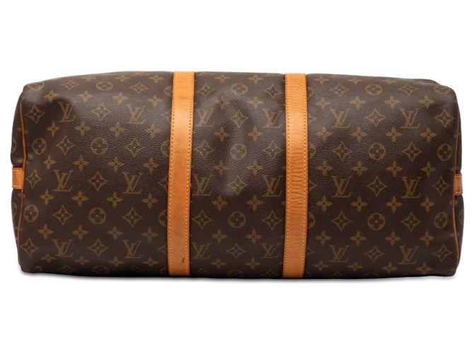 Borsa da viaggio Louis Vuitton Monogram Keepall Bandouliere 50 Marrone - vista 3