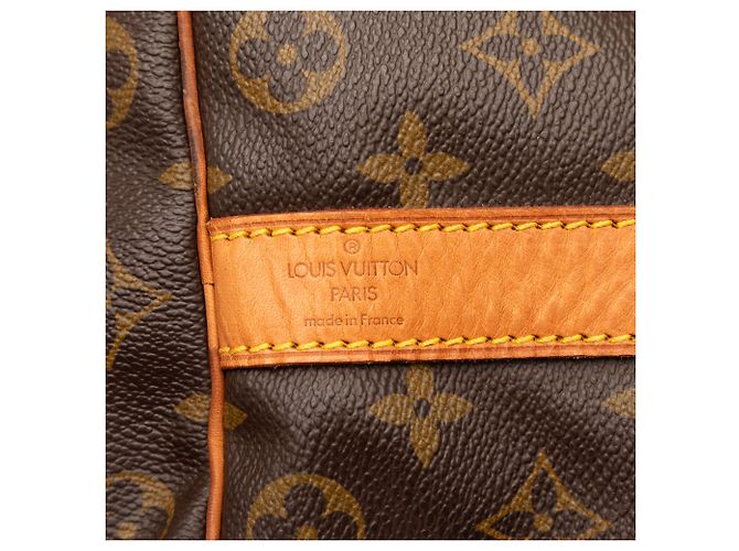 Borsa da viaggio Louis Vuitton Monogram Keepall Bandouliere 50 Marrone - vista 6