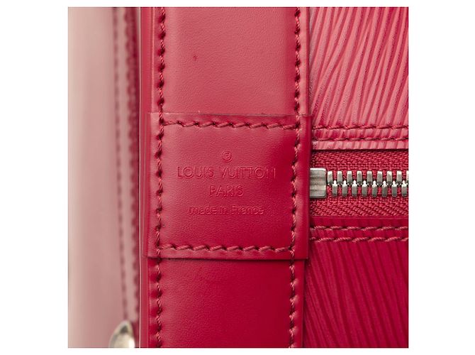 Borsa Louis Vuitton Epi Alma GM rossa Rosso - vista 5