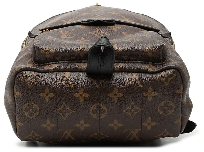 Zaino Louis Vuitton Monogram Palm Springs PM Marrone - vista 3