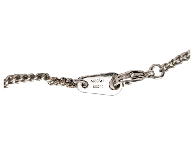 Collana con ciondoli Monogram Eclipse in ottone nero Louis Vuitton - vista 7