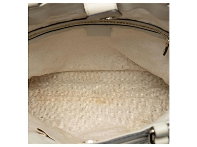Tote Gucci Guccissima Mayfair Bianca Bianco - vista 4
